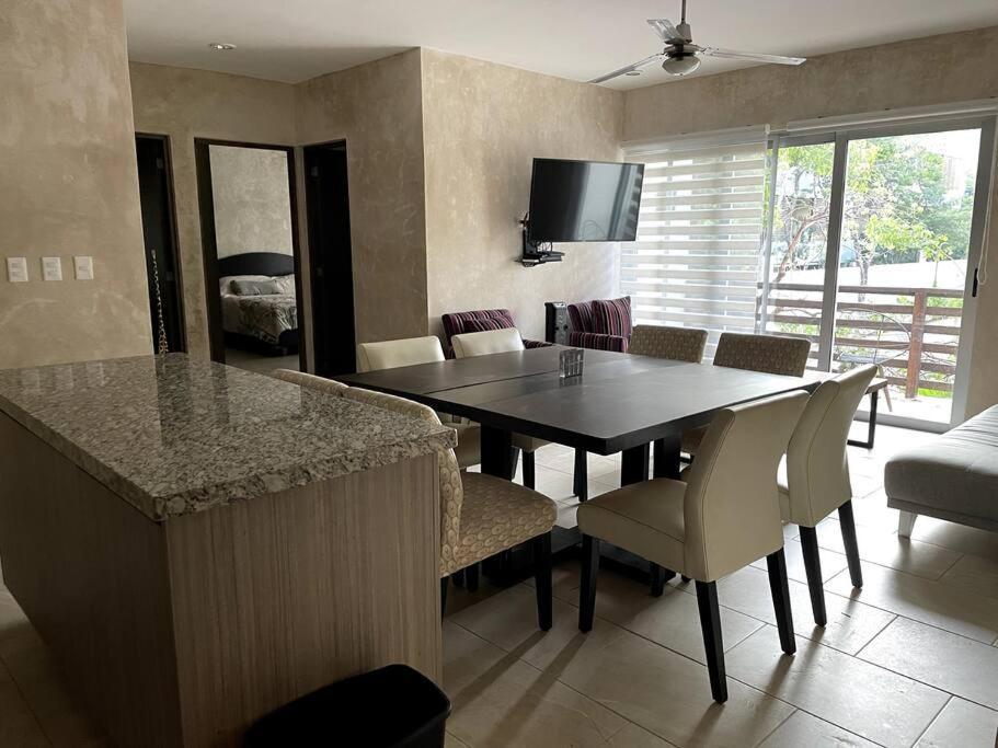Departamento Dentro De Aldea Zama Apartment Tulum Exterior photo